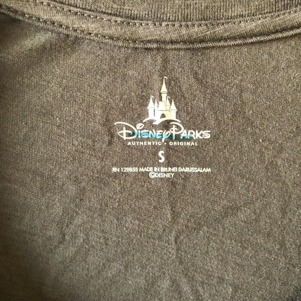 Disney Parks Gray Micky Mouse Sequins Long Sleeve Tee S